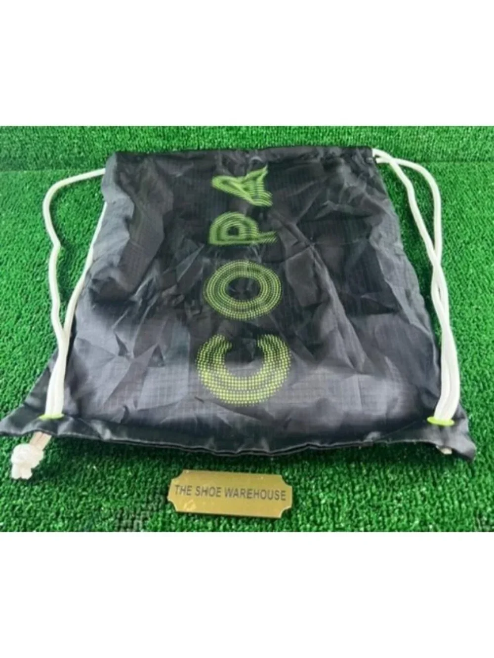 Adidas Copa Pure 3 Elite Cleat Bag Black Drawstring Bag Gym Storage NEW
